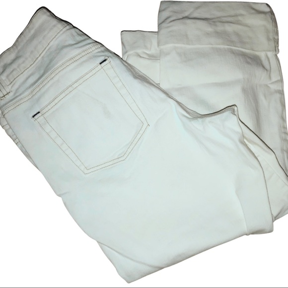 New York & Company White Leg Capris Jeans Size 6 - Picture 4 of 5